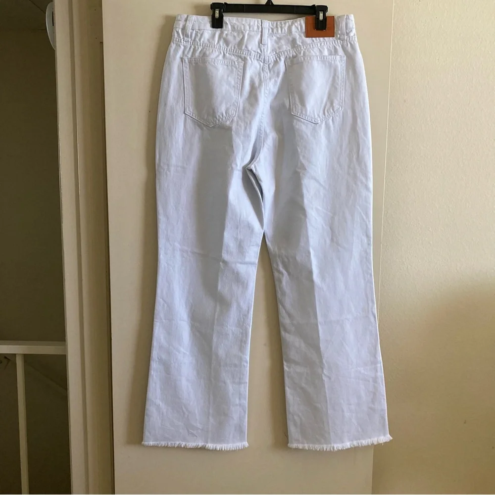 Princess Polly Carey Denim High Waist White Jeans | New without Tags - Picture 7 of 13